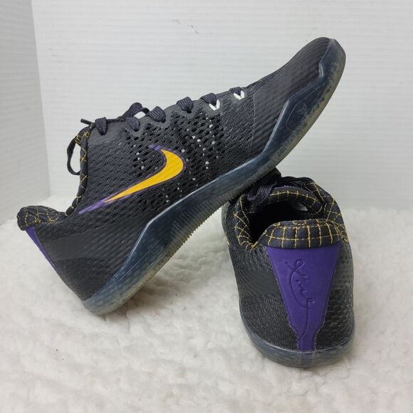 Nike Kobe XI  “Carpe Diem” Men's Sneaker Size 8 Black Purple Gold  836183 015 - Picture 5 of 12